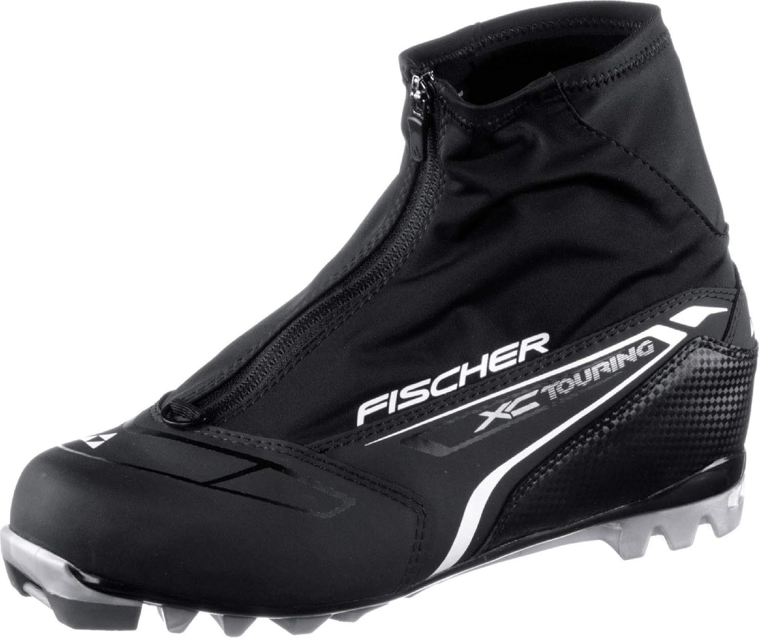 Scarpe Sci Di Fondo Fischer XC Touring - Unisex, Nero, Suola Turnamic