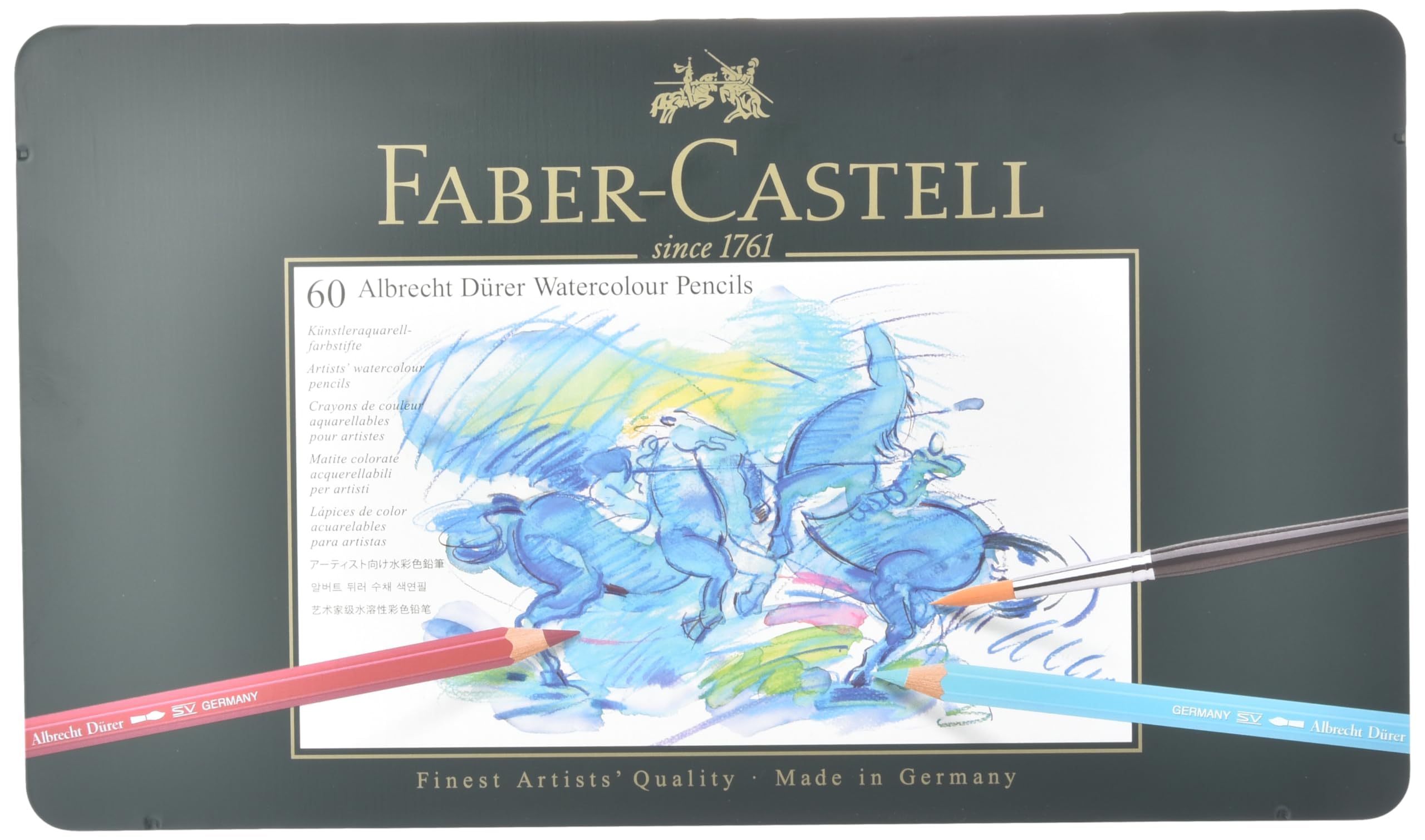 Faber-Castell Bleistiftfarbe: 60 Farbtöne