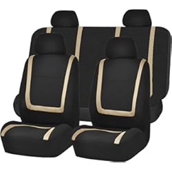 Funda Asiento Coche Tela FH Group - Funda de asiento de coche de tela lisa exclusiva