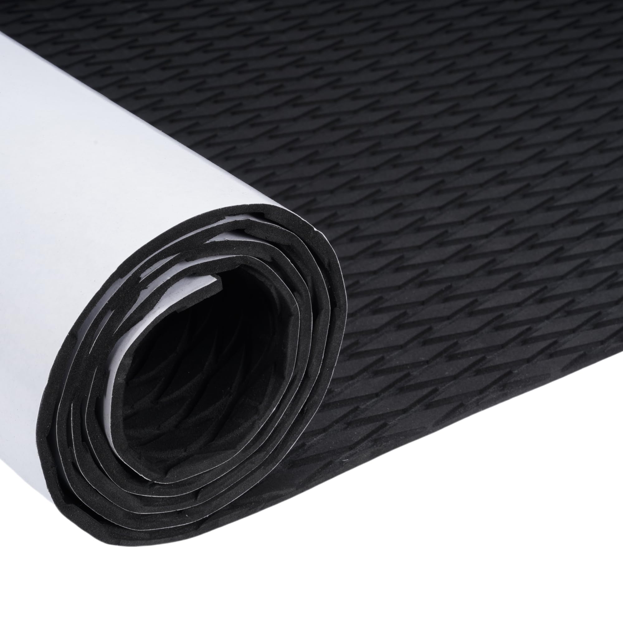 MYOYAY Boat Flooring EVA Foam, Self-Adhesive Decking Marine Sheet Mat,Non-Slip Boat Carpet Traction Pad, for Fishing Boat Kayak Yacht 86.6'' × 23.6''