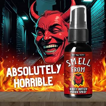 Ultimate Stink Prank Combo Stinky Fart Spray + Smell From Hell (Hot Garbage Scent) 2 Hilarious Gag Sprays, Room-Clearing Fun, Made in USA