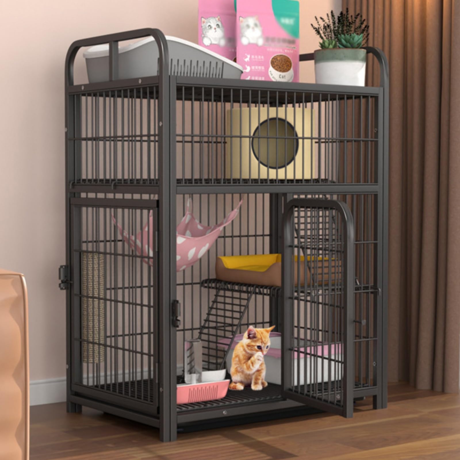 美品【猫ゲージ】ペッツファースト飼育セット ゲージ 子猫