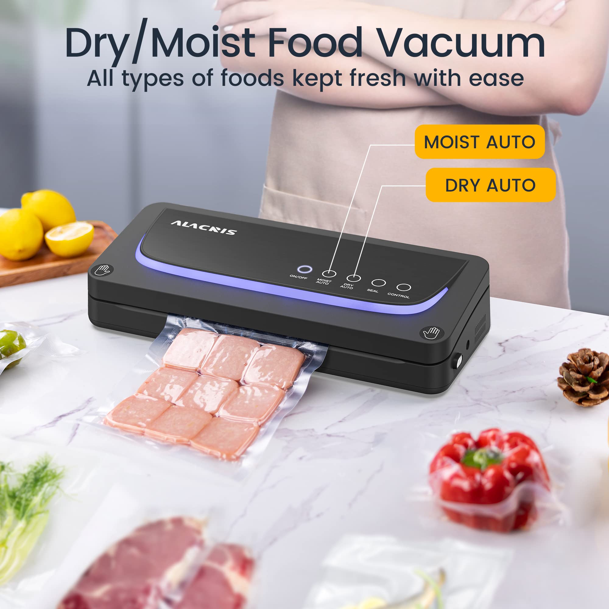 ALACRIS 8 in 1 Household Vacuum Sealer : Amazon.es: Home & Kitchen