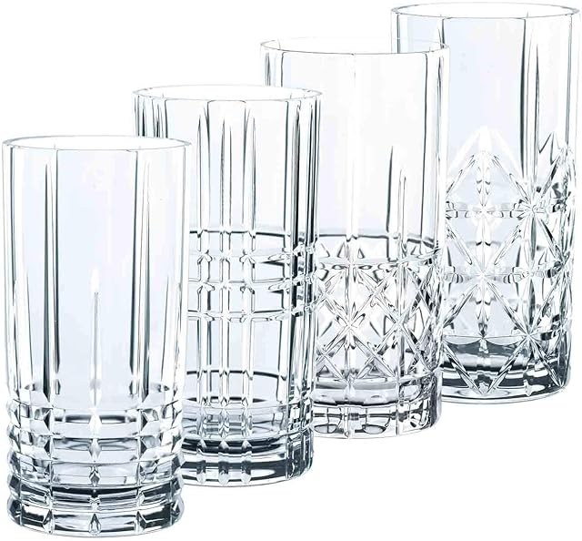 Nachtmann Highball Glasses, Set of 4, Crystal, 445 ml, Highland, 97784