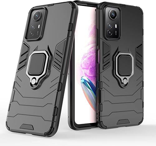 Miniatura 2 de Funda para Xiaomi Redmi Note 12S 4G Caso,Soporte de montaje magnético para coche Carcasa para Xiaomi Redmi Note 12S 4G Case Negro