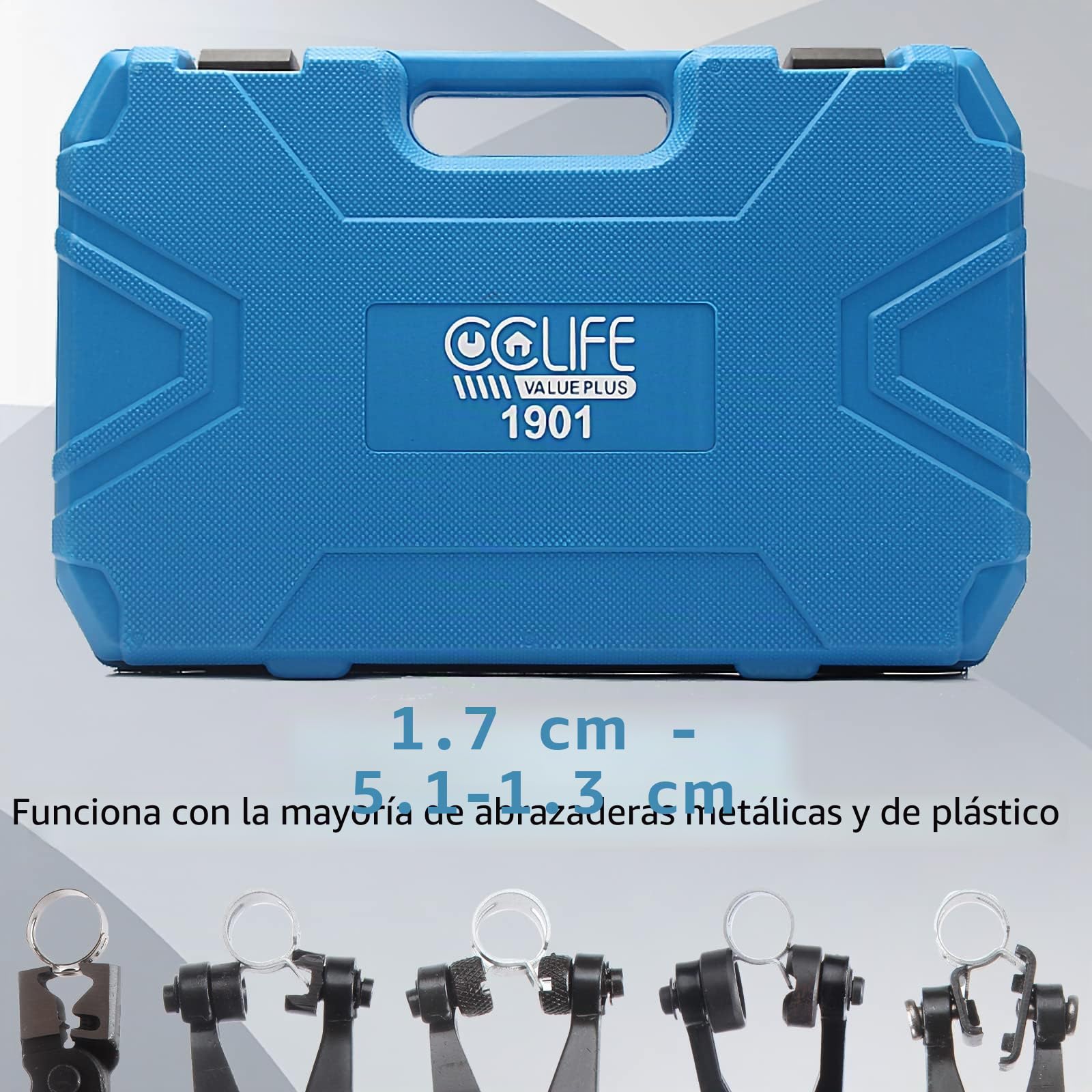 CCLIFE 11 piezas alicates abrazaderas coche de manguera para abrazaderas