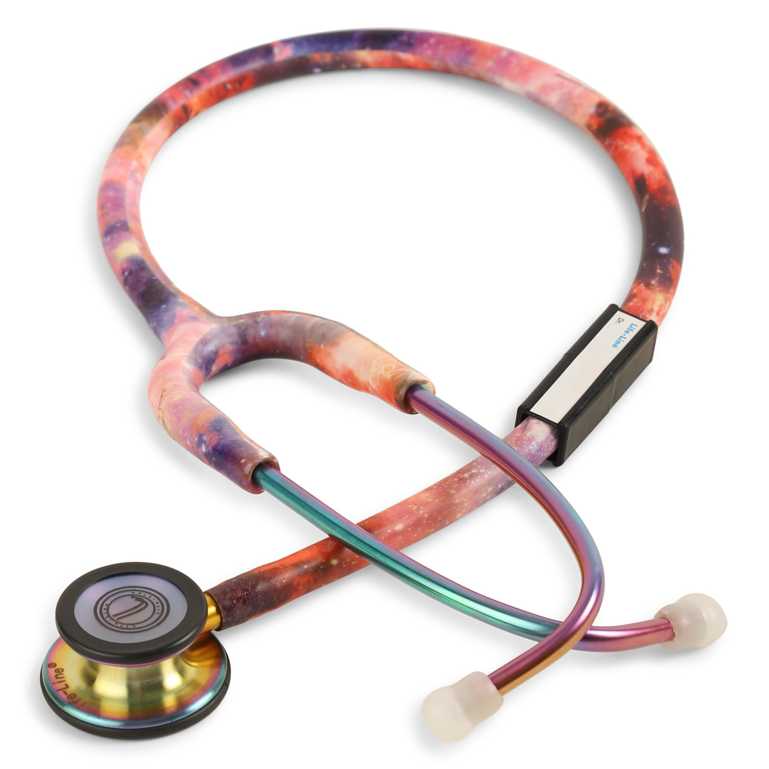 LIFE LINE GALAXY PRO II Stethoscope (Rainbow Finish) | Dual Side Diaphragm Chest Piece for Adult and Pediatric | Suitable for Doctors and Students (B0D5DB81KW) Amazon Price History, Amazon Price Tracker