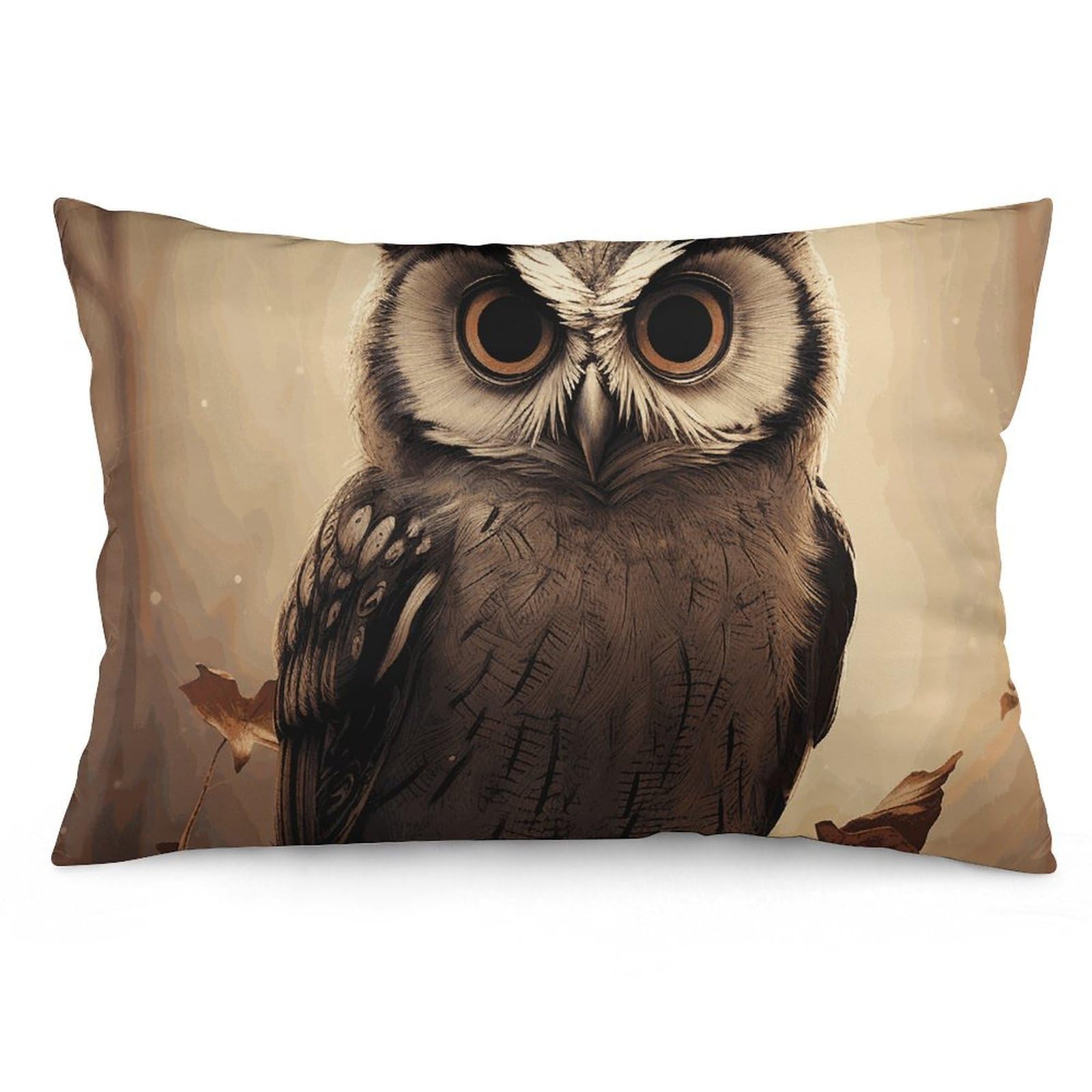 NTVOWPZO 2 Pack Decoration Throw Pillow Covers 12 "x20 Pillowcases Covers Cute Owl Pillowcases Modern Farmhouse Home Decor Sofa Cushions Covers for Couch Bed Living Room