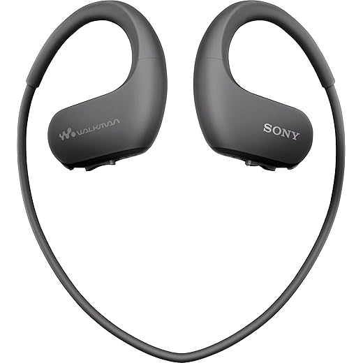 Sony lettore mp3 multifunzione impermeabile nw-ws413, 4 gb - nero