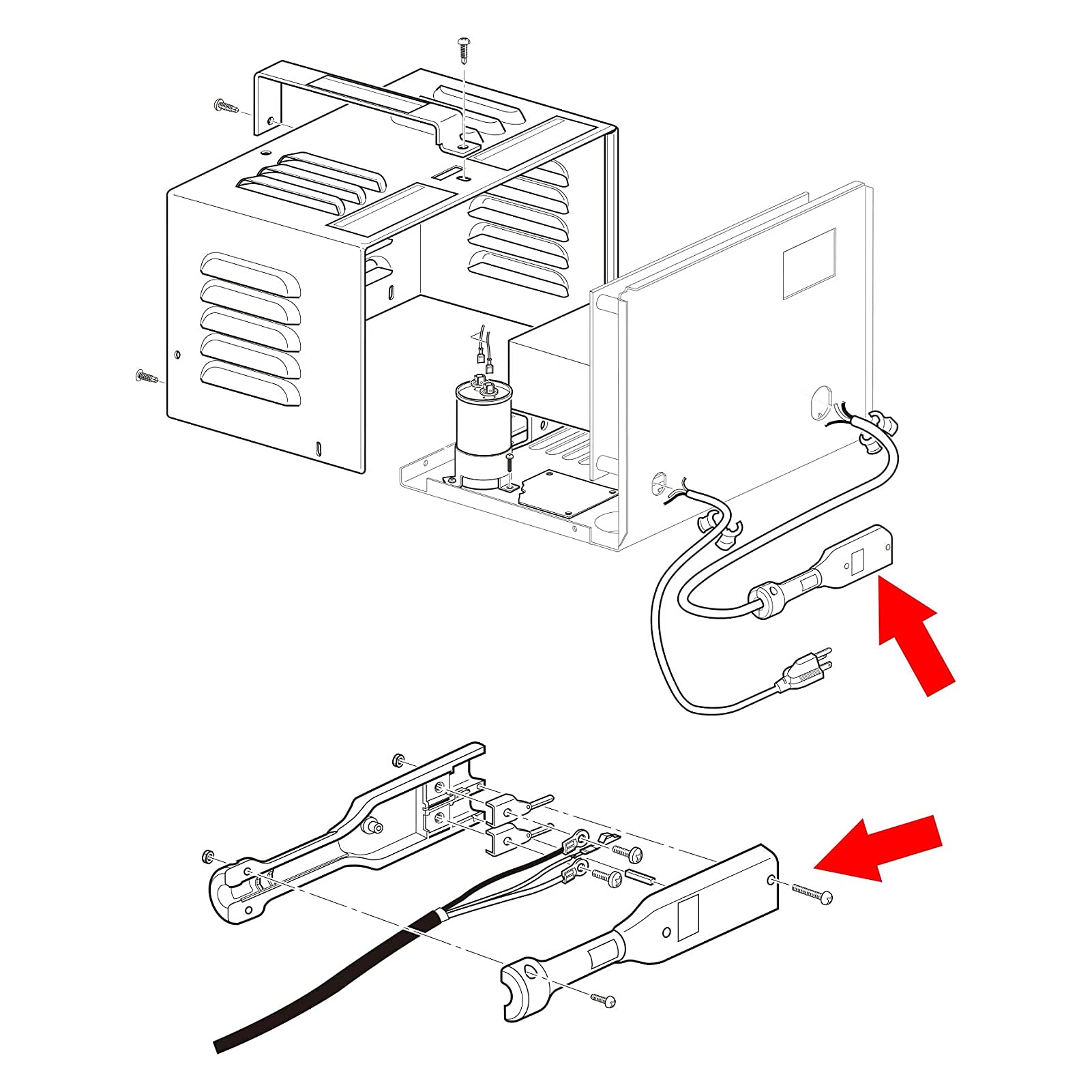 Spina Maniglia per Caricabatterie Powerwise Club Car da 36 V, Modello 73345 - G01, Ricambio per EZGO Txt dal 1996 in Poi; Compatibile con Veicoli Medalist PDS e DCS a 36 V; Spina