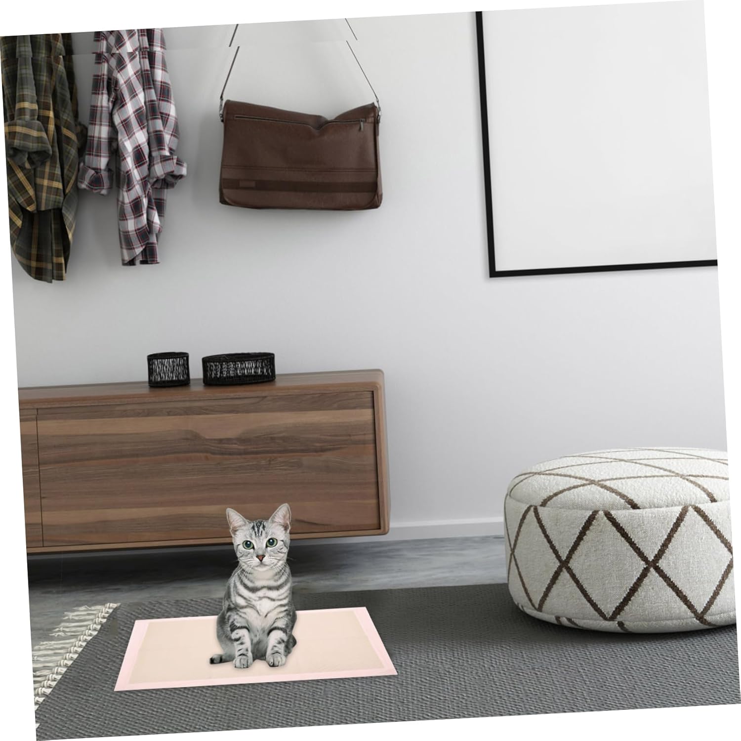 YARNOW Super Absorbent Pet Diapers 100pcs Disposable Dog Training Pads Puppy Pads 33x45cm Quick Dry Easy to