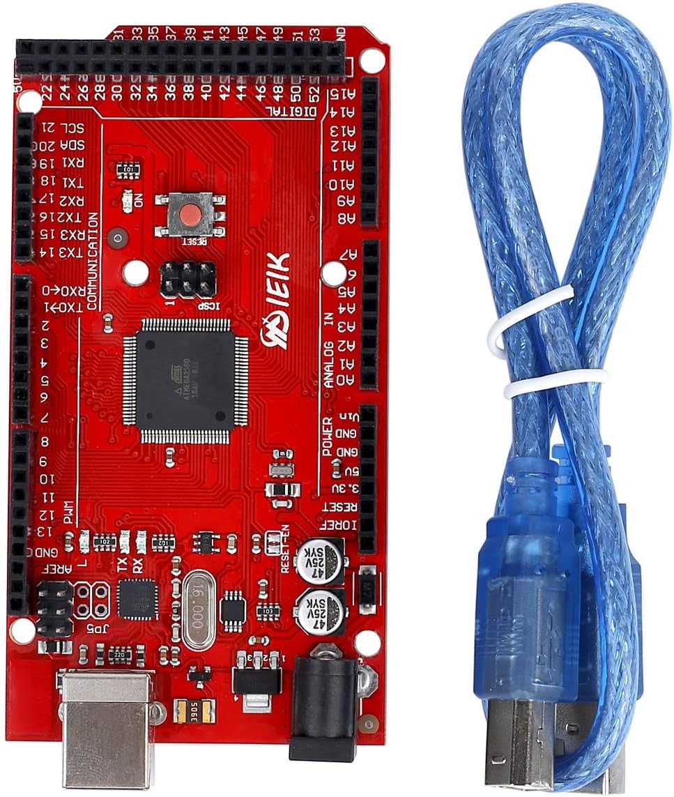 Amazon.com: IEIK MEGA R3 Board ATmega 2560 + USB Cable Compatible with ...