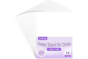 Slim and Durable Joyberg 11 x 14 Poster Board for Any Occasion