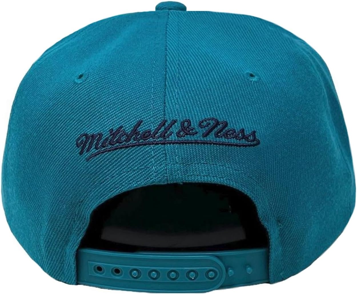 Mitchell & Ness Charlotte Hornets Core Basic Snapback Adjustable Hat Cap - Teal