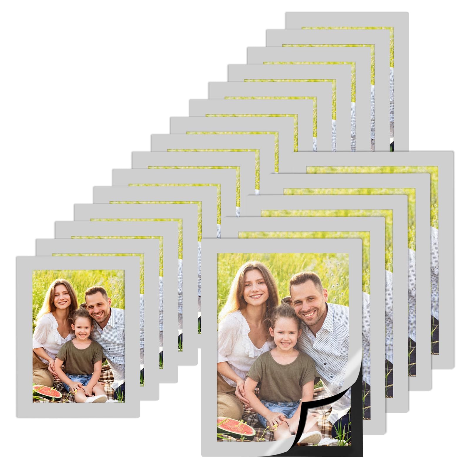 Cadre magnétique pour mur carrelé et réfrigérateur JINTANG lot de 20 pour chambre enfant