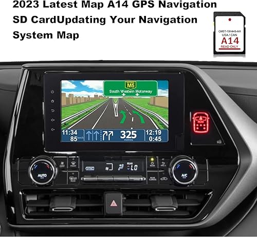 Miniatura 3 de Tarjeta SD de navegación A14 Ford 2023 compatible con FordLincoln F-150 Super Duty Edge Escape Expedition Explorer Focus MKC 2013-2016 A14 tarjeta