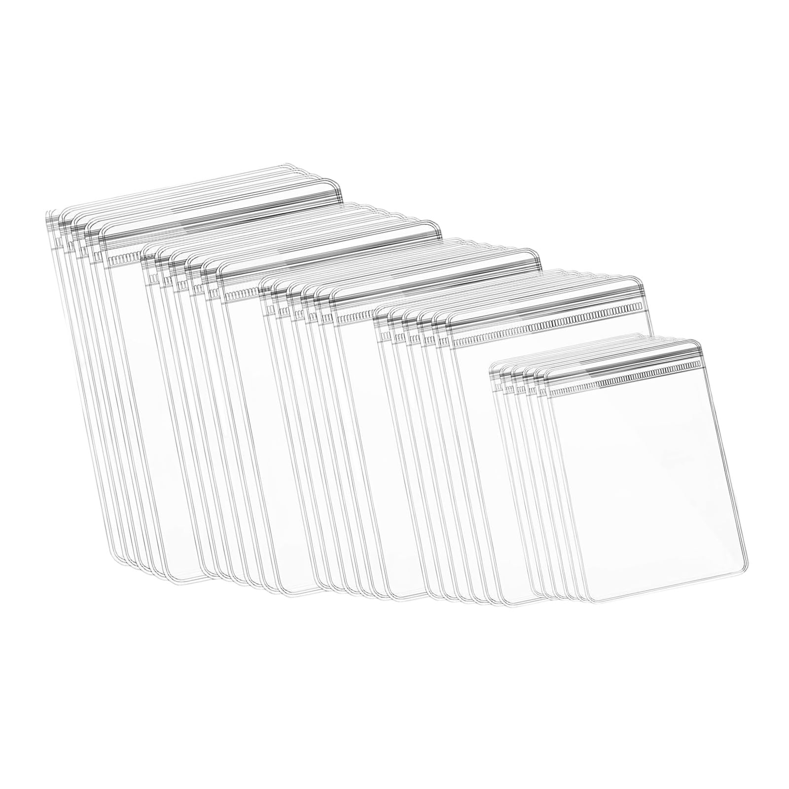 Tsophreniq 100Pcs Selves Sealing Jewelry Pouches PVC Jewellery Accessories Storage Bags for Earrings Necklaces Rings Antioxidant Jewelry Pouches