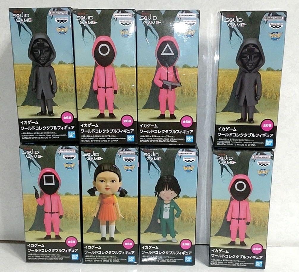イカゲームワールドコレクタブルフィギュアコンプセット イカゲームワールドコレクタブルフィギュアコンプセット