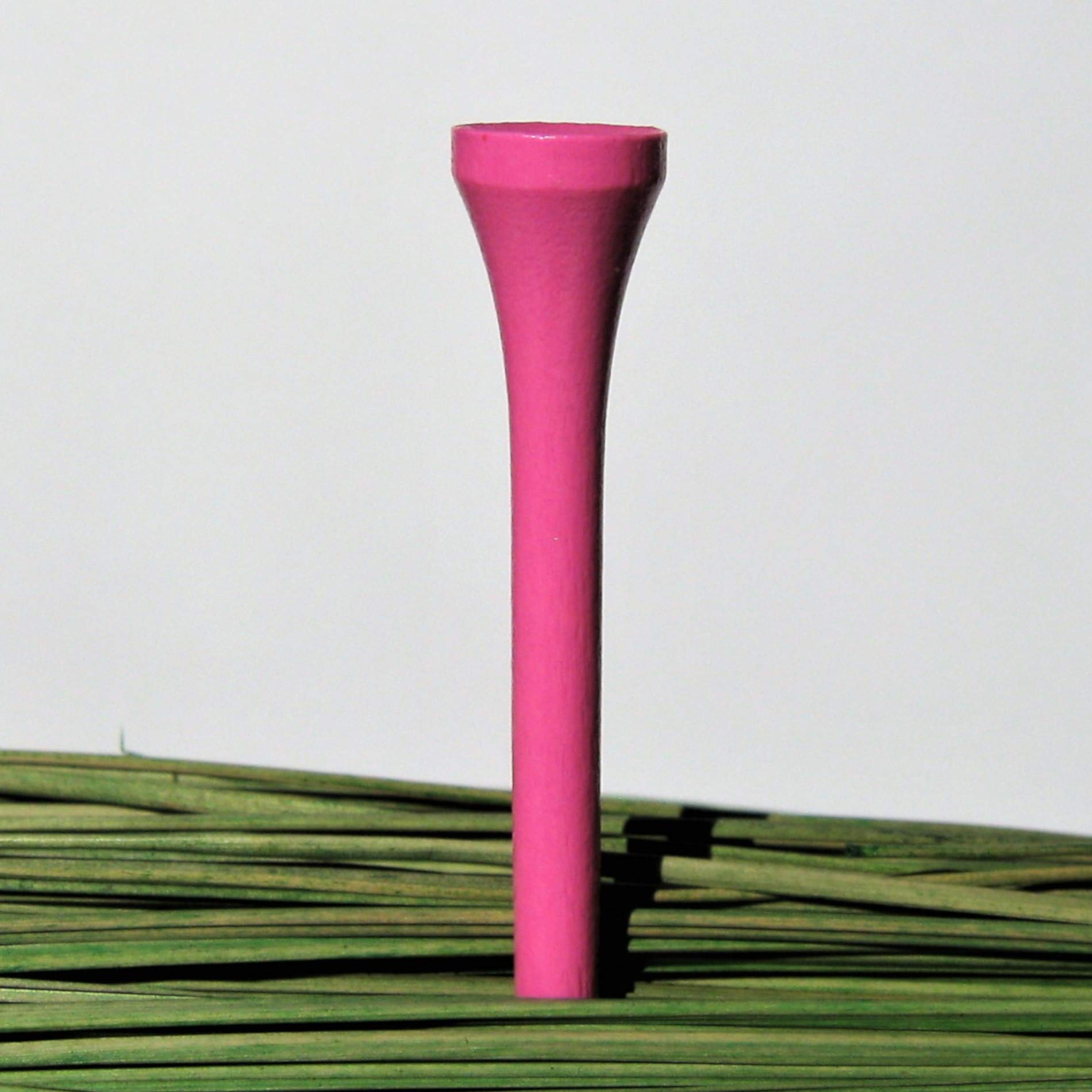 Golf TEES | 54 mm (2 1/8") | 250 Tees | Holz | Farbe: pink