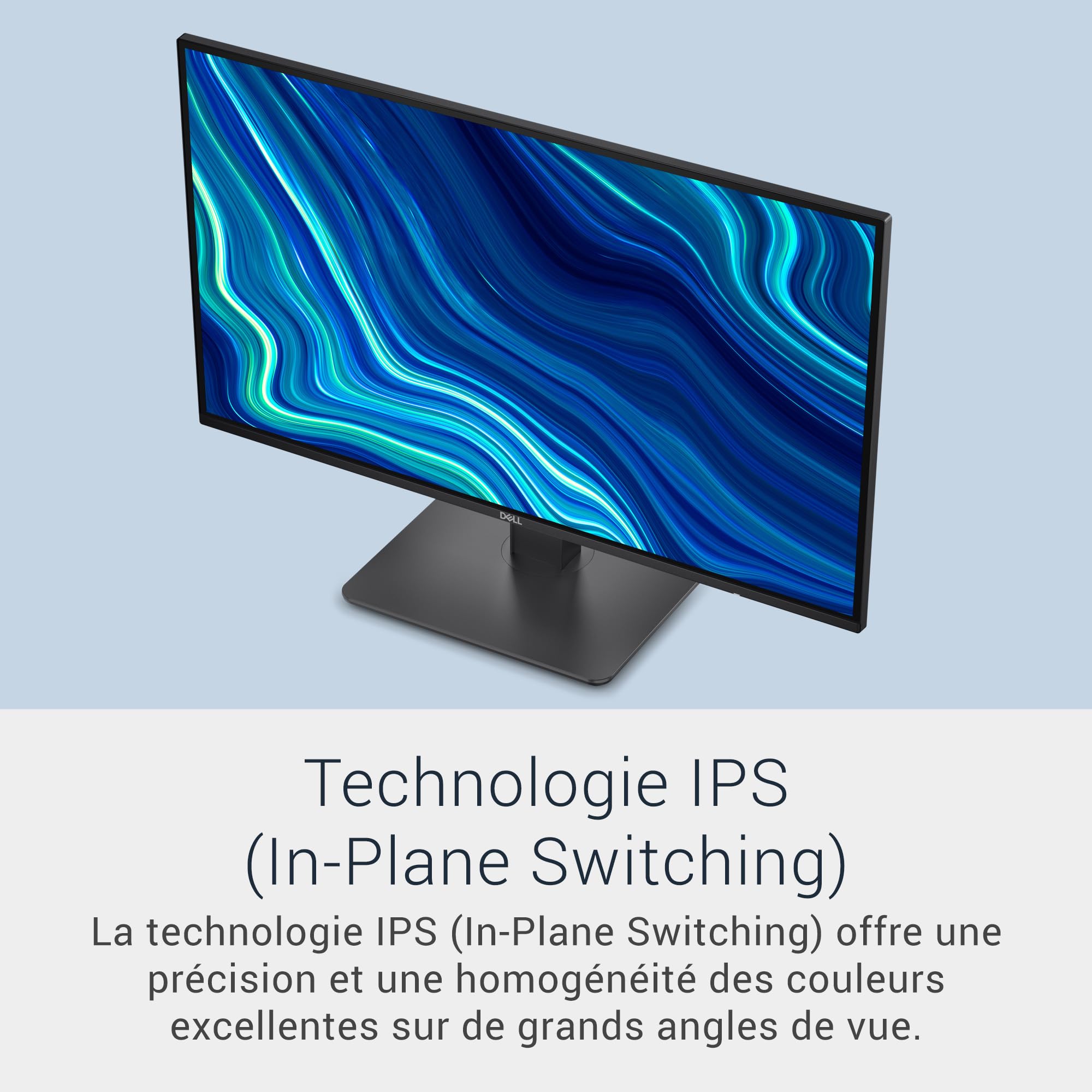 Dell 27 Écran PC - SE2726D, QHD (2560x1440), 144Hz, IPS, 1ms MPRT, AMD FreeSync, 99% sRGB, VESA (100x100mm), DisplayPort, HDMI, Garantie 3 Ans, Noir