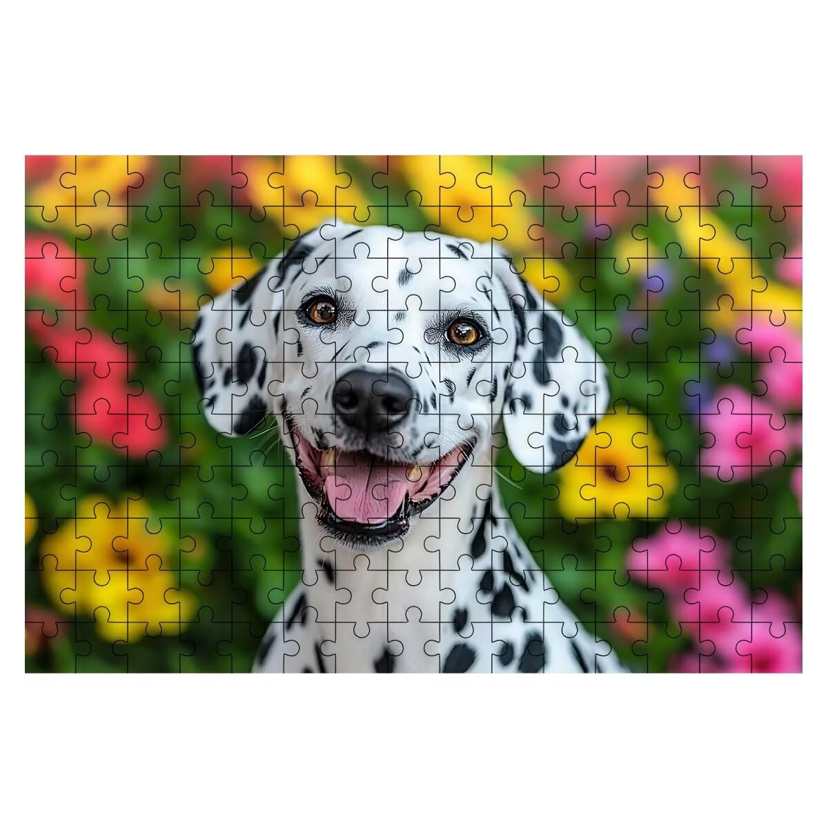 Puzzle 3000 elementów psa, puzzle kwiatowe dla dorosłych, klasyczne puzzle gry edukacyjne do aktywności rodzinnej, najwyższej jakości drewniane puzzle z pudełkiem na prezent dla mężczyzny, prezent dla