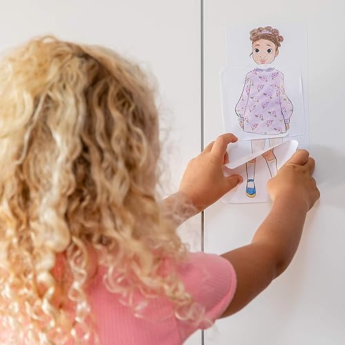 Miniatura 6 de Educational Insights PaperCraft Fashion Parade, Muñecas de papel, Fashion Boutique Toy, Edad 3 +