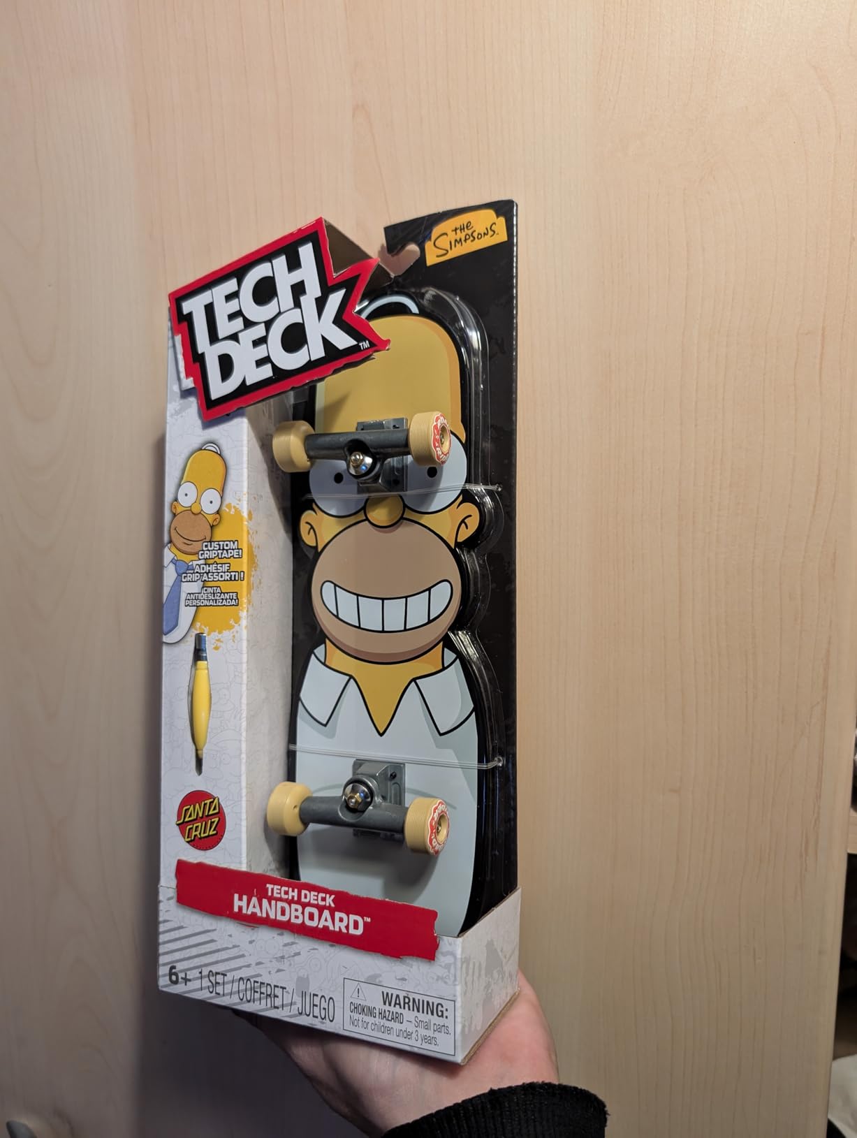 Tech Deck, The Simpsons Handboard; Authentic Mini Skateboards, Kids ...