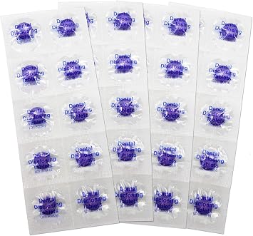 Disclosing Tablets Set Of 40 Two Tone Chews Shows Plaque On Teeth