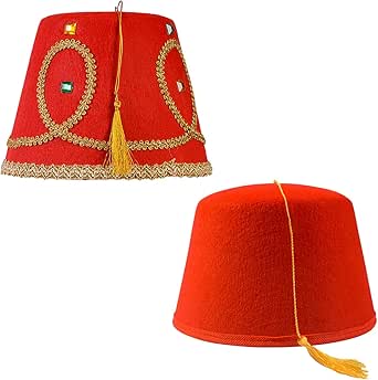 Fez Hut Rot - Weicher Partyhut Für Karneval & Kostümpartys