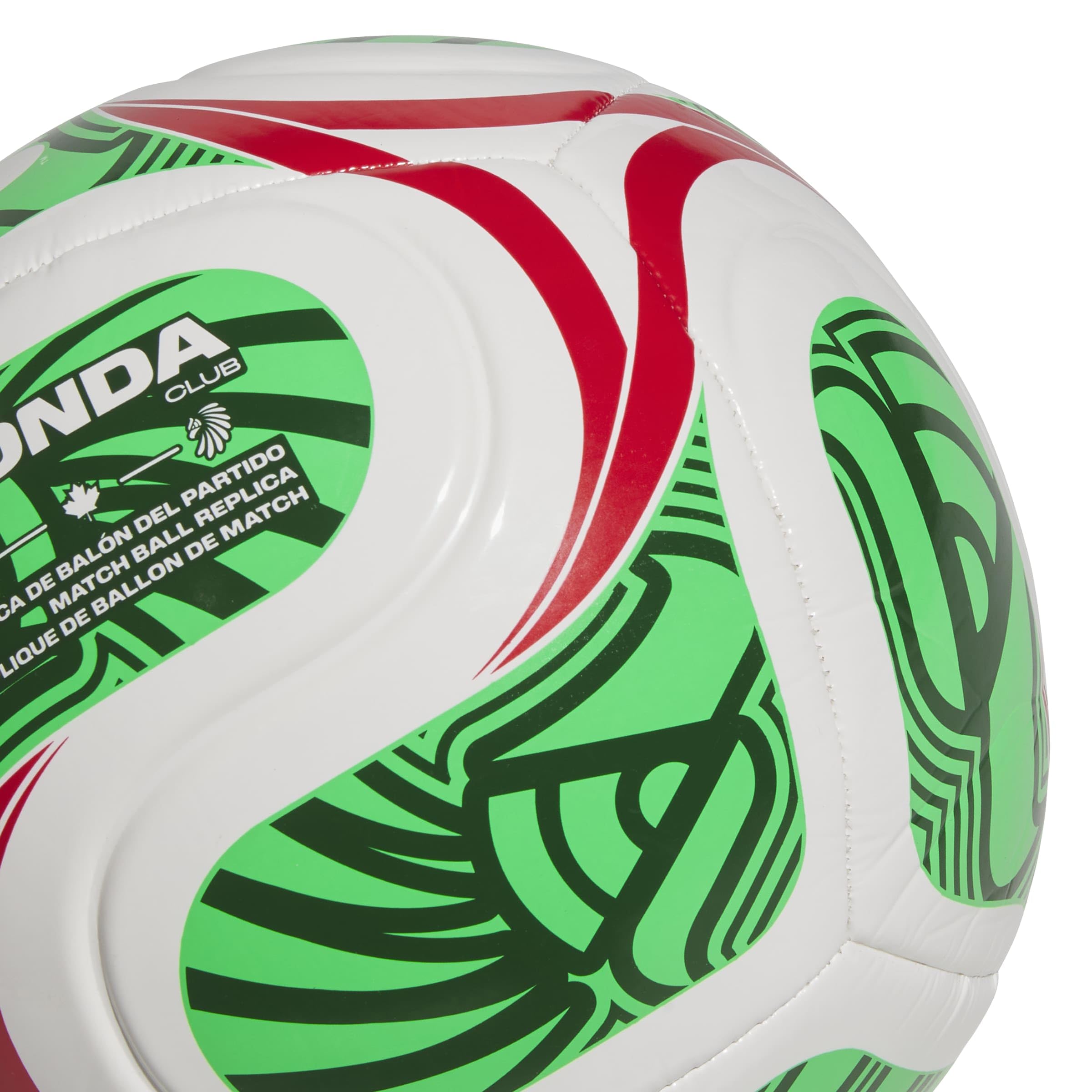 adidas Unisex-Adult World Cup Club Mexico, White/Vivid Red/Amazon Green/Flash Lime, 5 - 3