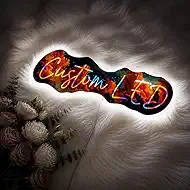 Custom Photo Neon Sign – Personalized LED Acrylic Light for Bedroom Wall Decor, Gift for Couple Pet Home Decoration