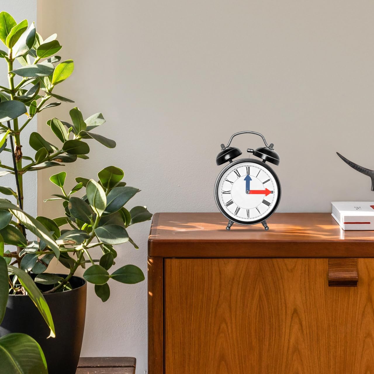 Gatuida Pack of 5 Plastic Clock Hands for Clock Repair and Mounting Hands Easy Rotation School Use Educational and Red Solid Teaching Accessory