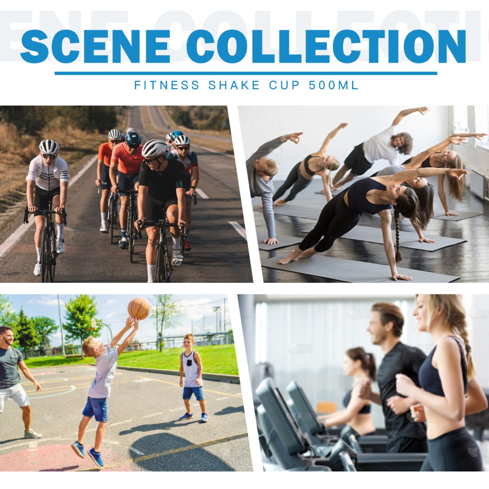 Botella mezcladora de proteínas blanca de 18 onzas para deportes, taza mezcladora personalizada para hombres y mujeres, deportes musculares, correr, gimnasio, botella de regalo
