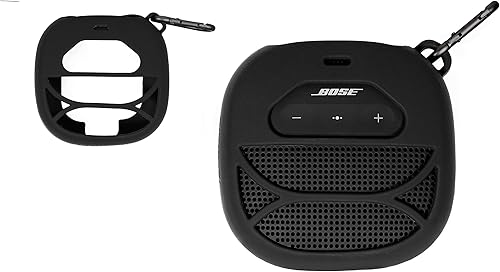 alltravel Funda de silicona para altavoz Bose SoundLink Micro Bluetooth