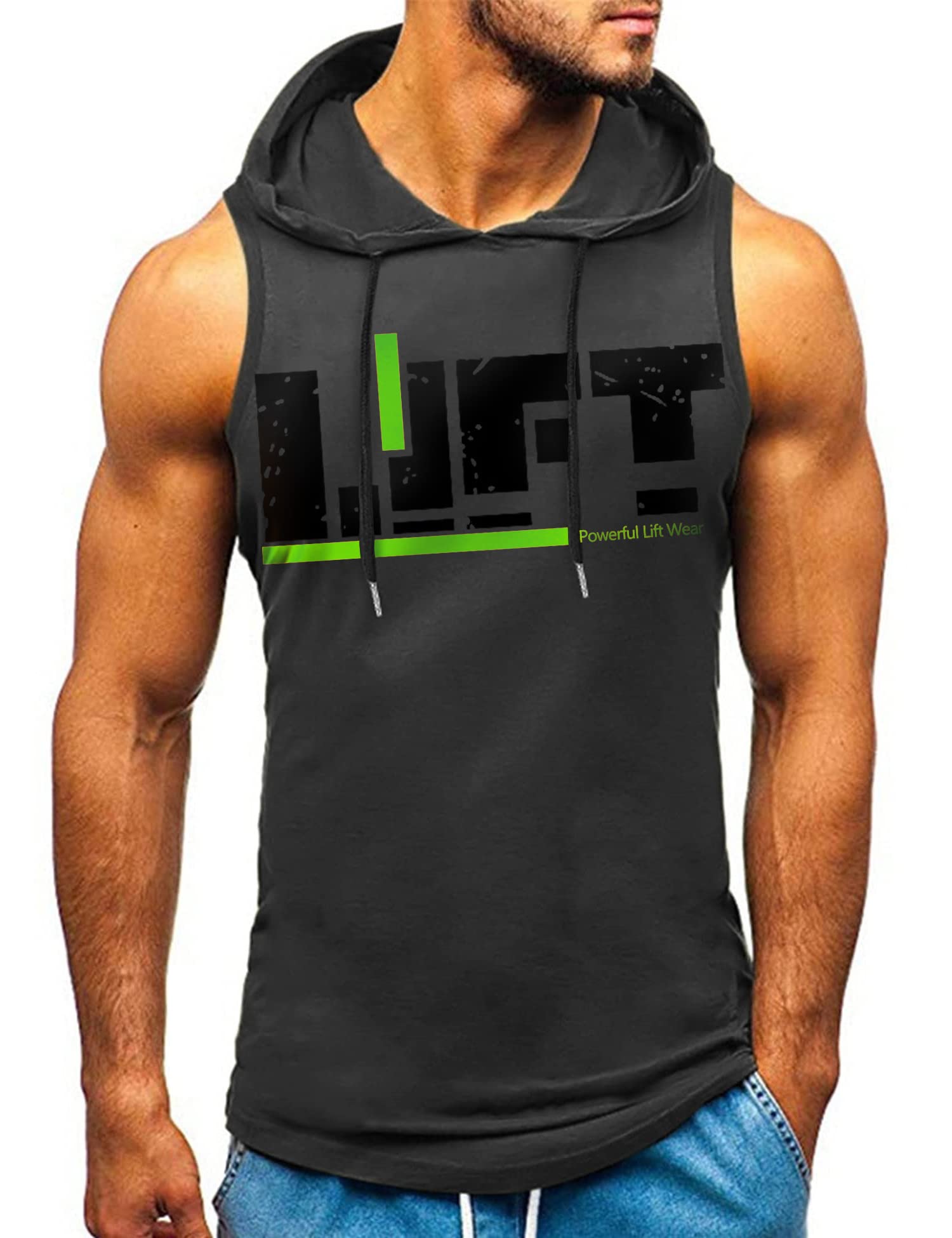 HOTCAT Uomo Canotta Bodybuilding Canottiera Sportivo Palestra Tank Top Fitness Vest