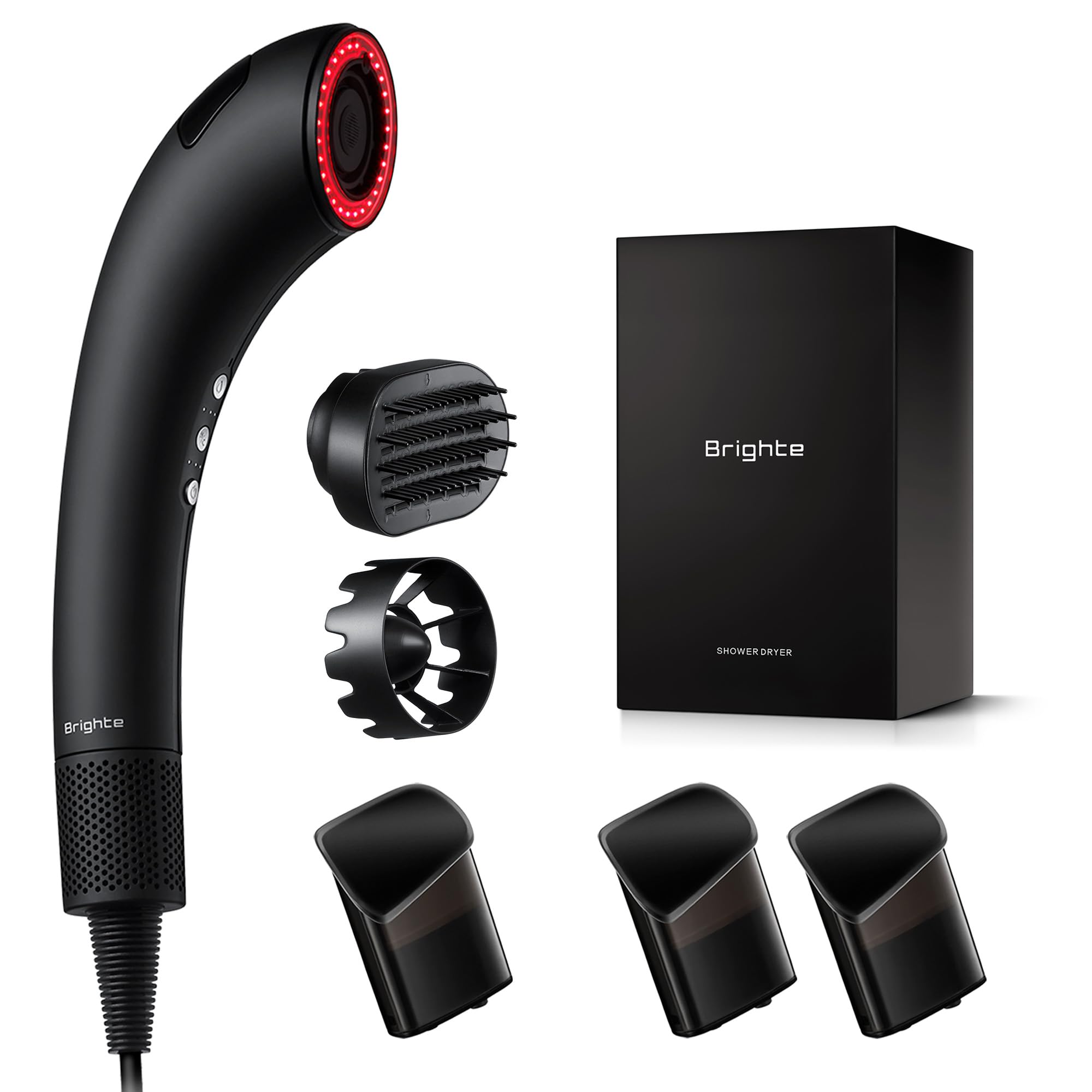 Brighte ミストドライヤー Amazon.co.jp: Brighte Bright SHOWER DRYER + MIST SERUM Hair Dryer