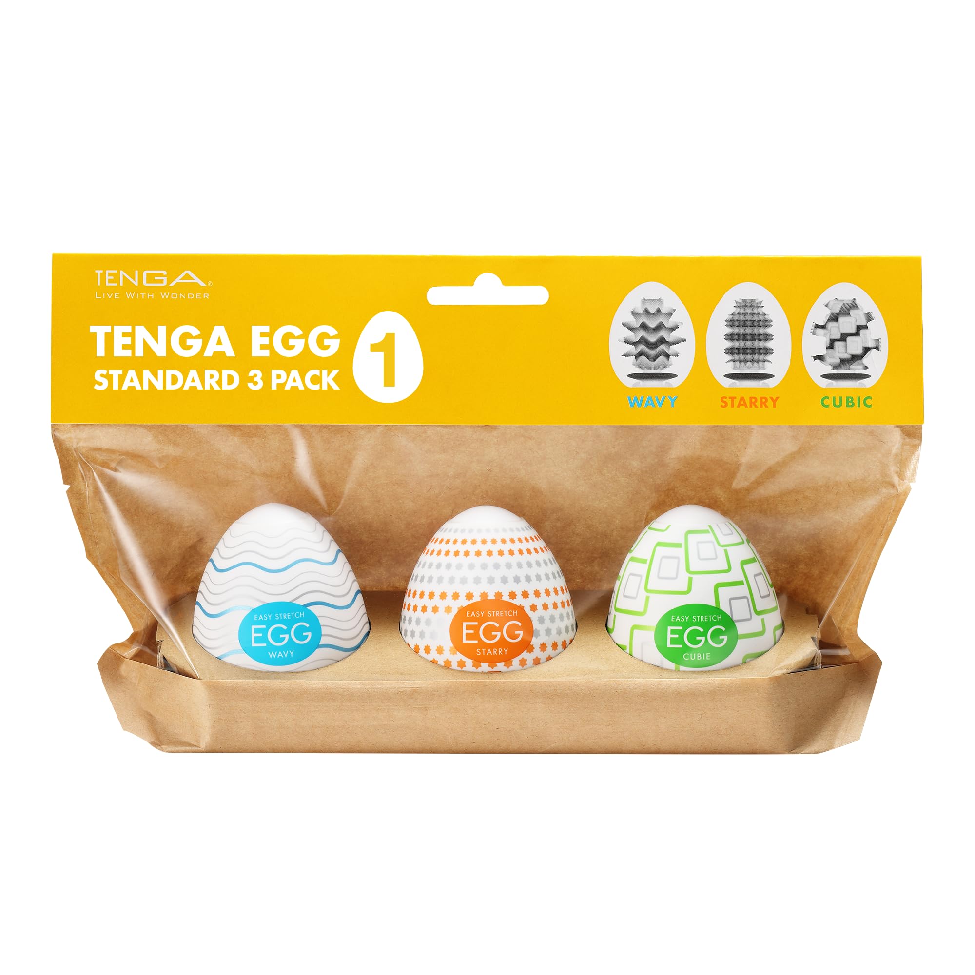 tenga egg male masturbator TENGA Egg Wonder Masturbator Set (6 Pack)