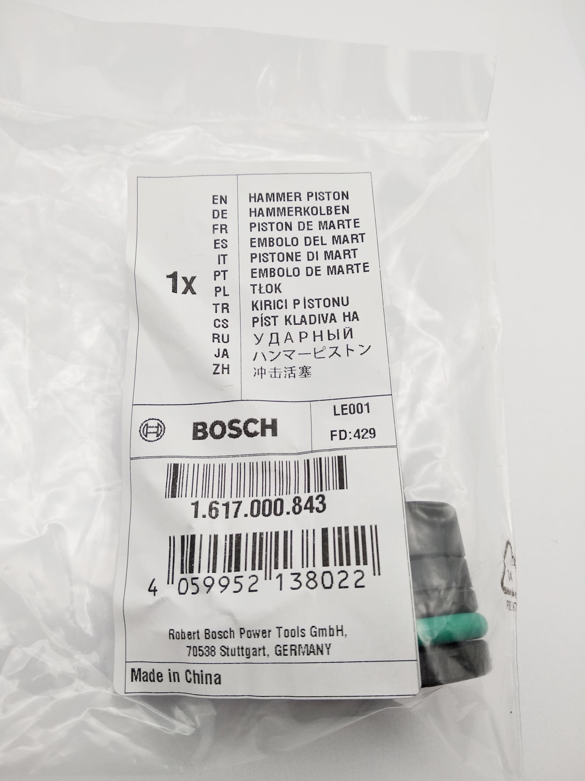 Pistone Con Biella E O-ring Per Martello Bosch GBH 5-40 DE, GBH 5-38D - Ricambio Originale - Foto 6