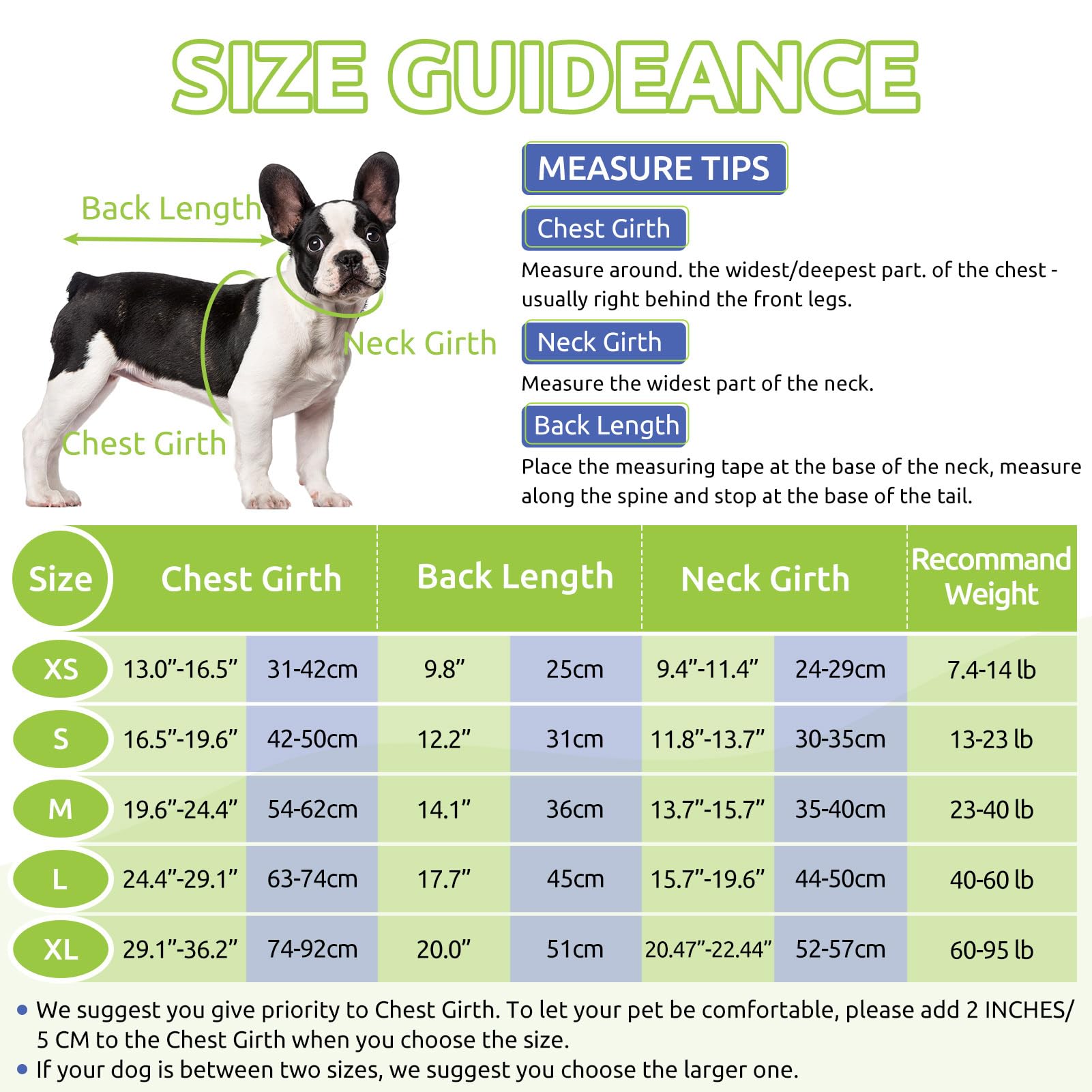 PUZAUKAL Maglione per Cani e Gatti con Imbracatura - Morbido Pile per Taglia Piccola, Media e Grande - Gilet Caldo Verde (XS)