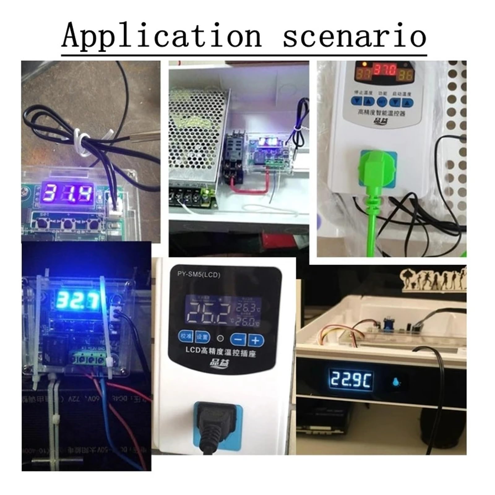 5PCS NTC Thermistor Temperatur Sensor B3950 10K 1% Luft Sonde Klimaanlage 13/20/25/30/35/40/50CM 1M 2M(10K-1M-5PCS)
