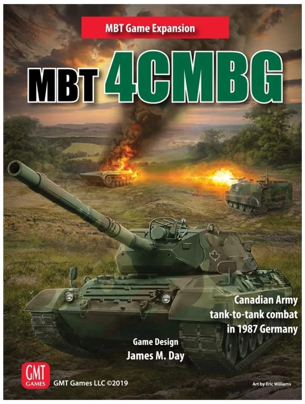 MBT Board Game Expansion 4CMBG Canadian Army Tank to Tank Combat in 1987 Germany