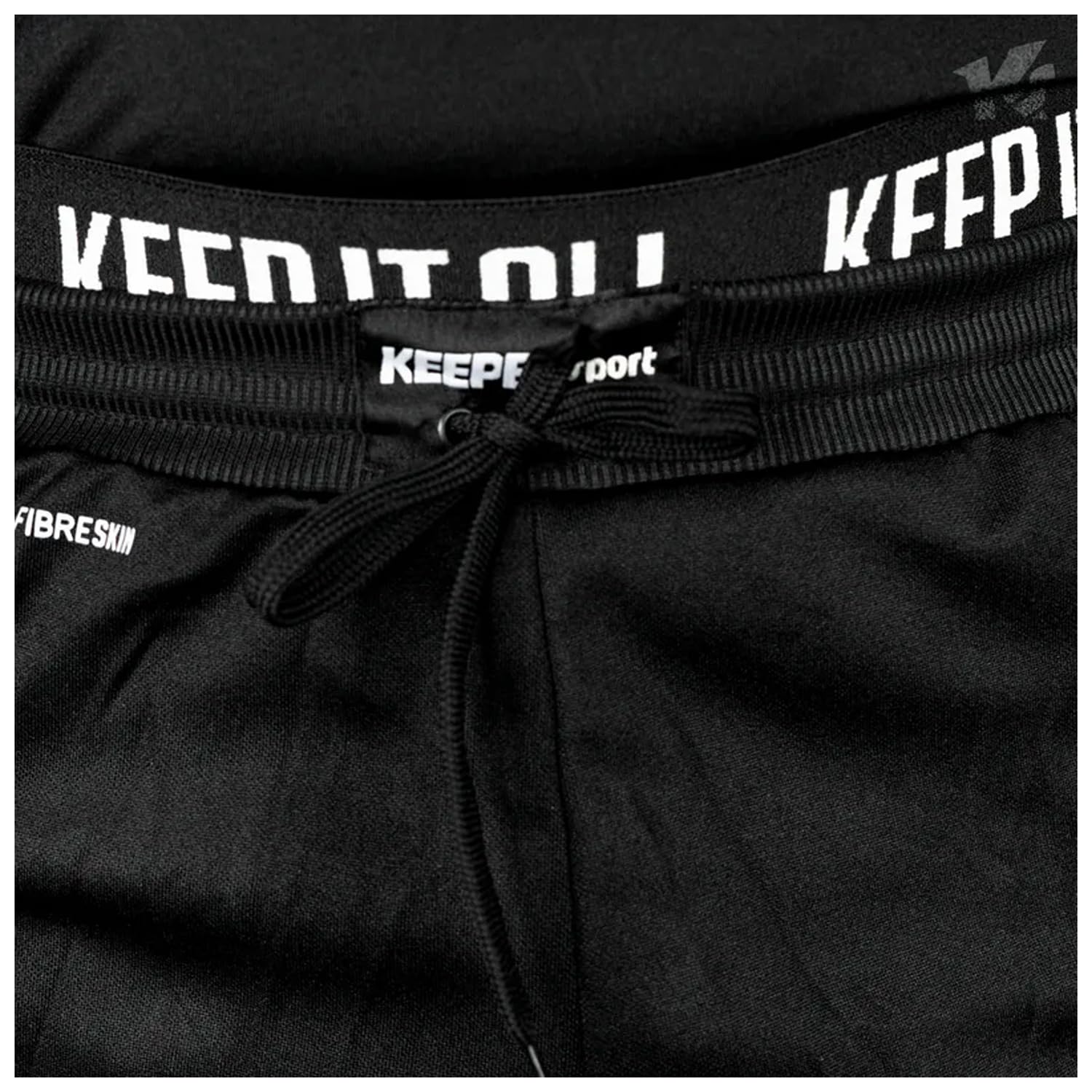 KEEPERsport - gepolsterte Profi Torwarthose 3/4 für Erwachsene und Kinder - Torwartkleidung für Training und Spiel - Größe 128-XXL - Farbe schwarz