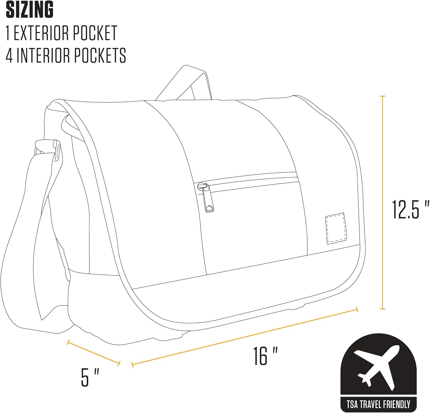 Carhartt Ripstop Messenger Bag, Durable Water-Resistant Messenger Work Bag - Image 6