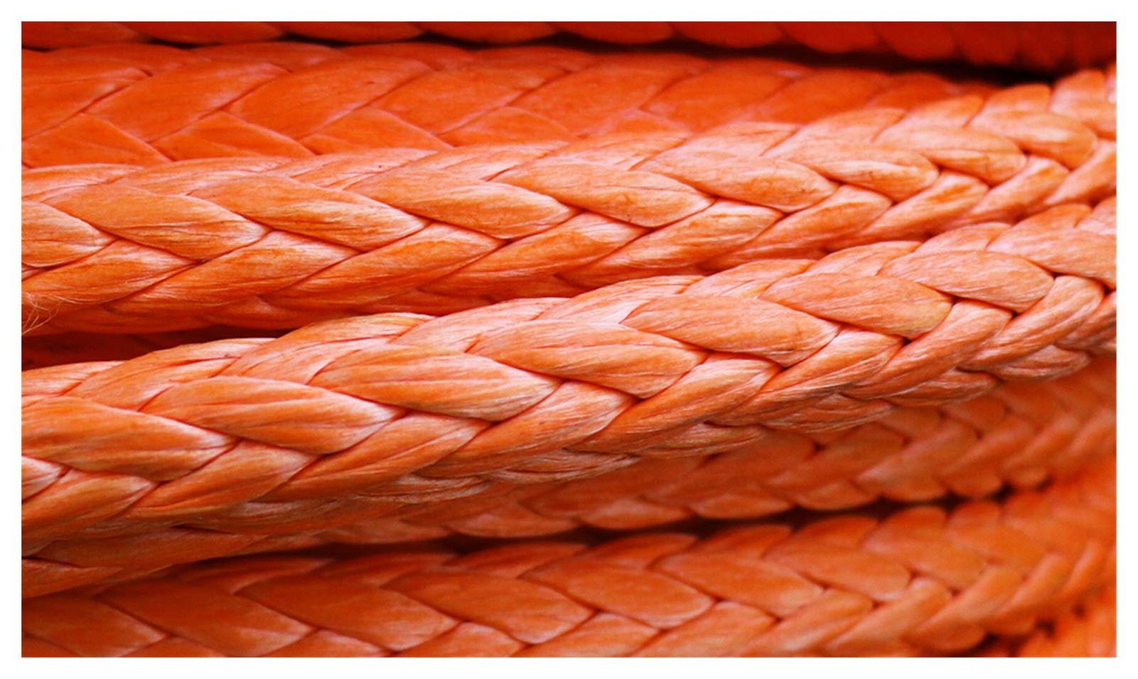 Mthckxjbsuz One Color Winch Rope, 20Mm X 50Meters Orange Synthetic Winch Rope Towing For Atv/Utv/4X4/Off Road Accessories
