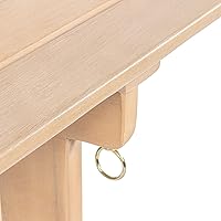 Vista 7 de JONATHAN Y DNG2003A-3SET Nerja - Juego de 3 piezas de madera de acacia plegable para exteriores, moderno, tradicional, de mediados de siglo