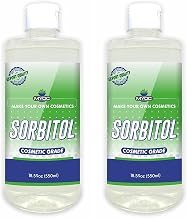 Sorbitol Liquid - 550 Ml (18 Fl Oz), Food Grade Liquid for Soap Making, Skin, Sweetener, Sorbitol Liquid Bulk, Candy & Gummies - Pack of 2