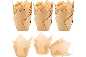 150 Pack Greaseproof Cupcake Liners | For Seamless Baking
