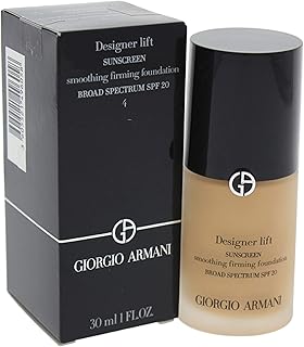 Giorgio Armani Designer Lift Smoothing Firming Foundation SPF 20, No. 04 Radiant Finish, 1 Ounce