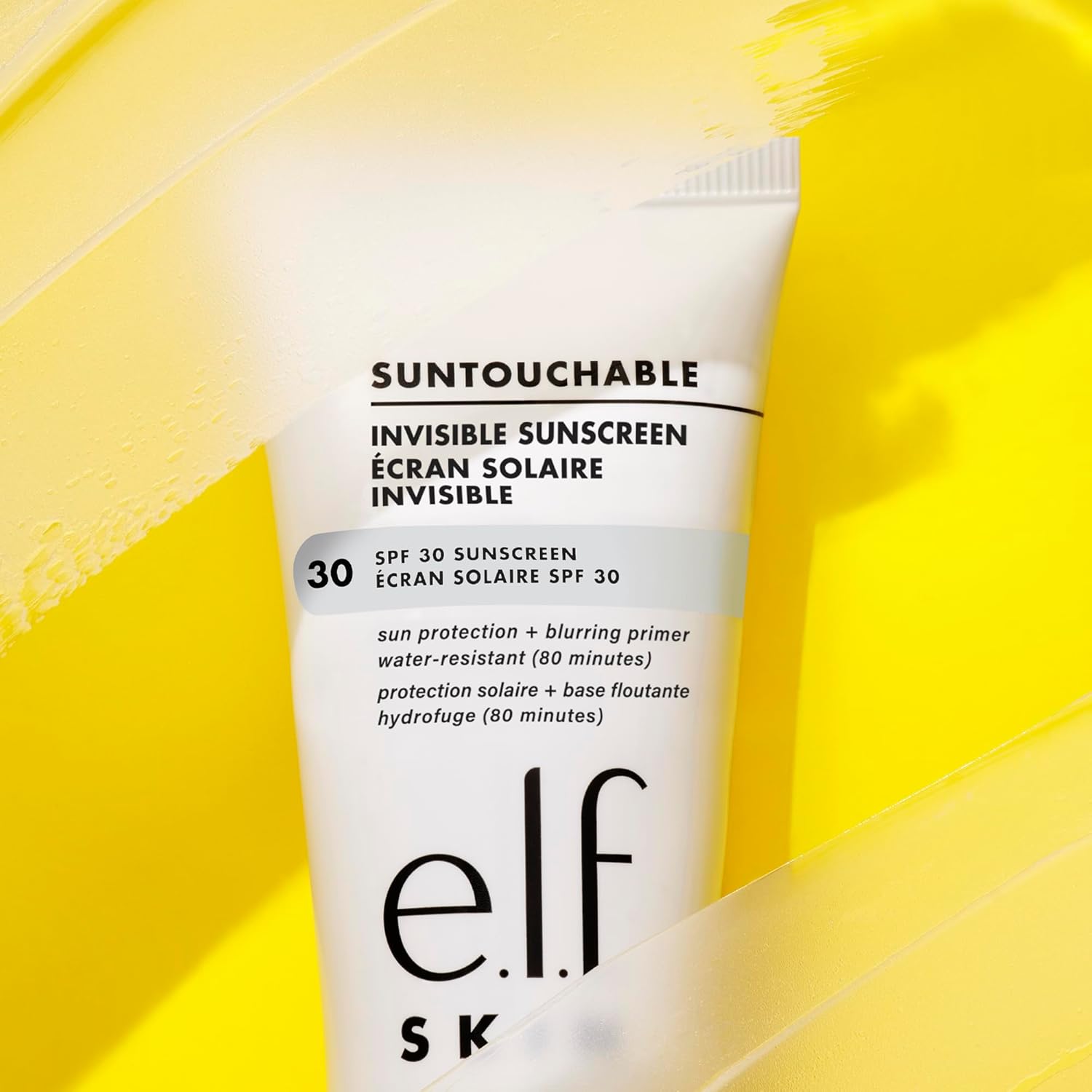 e.l.f. SKIN Suntouchable Invisible SPF 35, Lightweight, Gel-based Sunscreen For A Smooth Complexion, Doubles As A Makeup Primer, Vegan & Cruelty-Free, Packaging May Vary (Pack of 2)