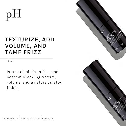 Miniatura 5 de pH PURE HAIR Polvo voluminizador para levantamiento instantáneo de raíces, refuerzo de volumen sin parabenos para todo tipo de cabello, fórmula